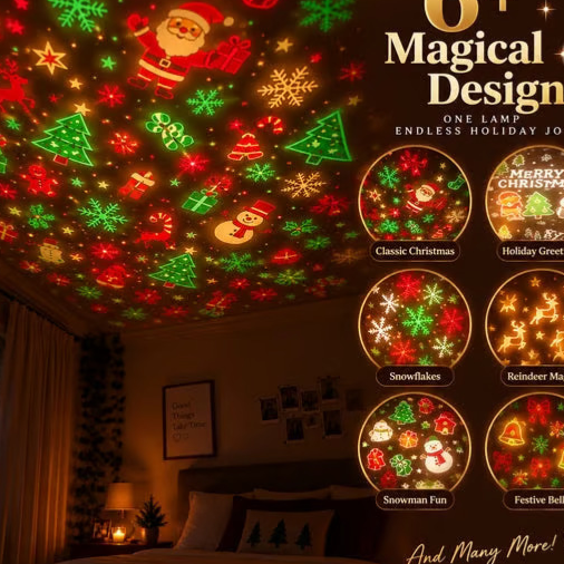 Magical Christmas Tree USB Projector Light